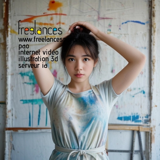 Pao internet vidéo illustration 3d serveur intelligence générative freelance paris studio de création OE1X1E10